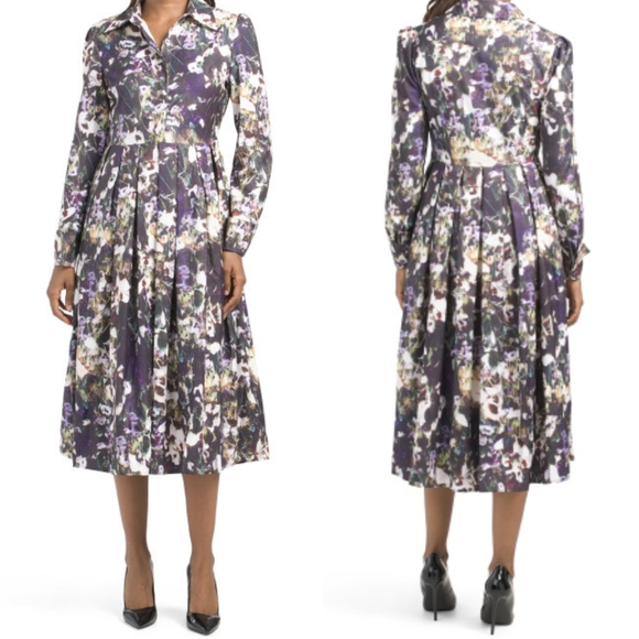 Dalia Macphee | Dresses | Dalia Macphee Floral Dress | Poshmark